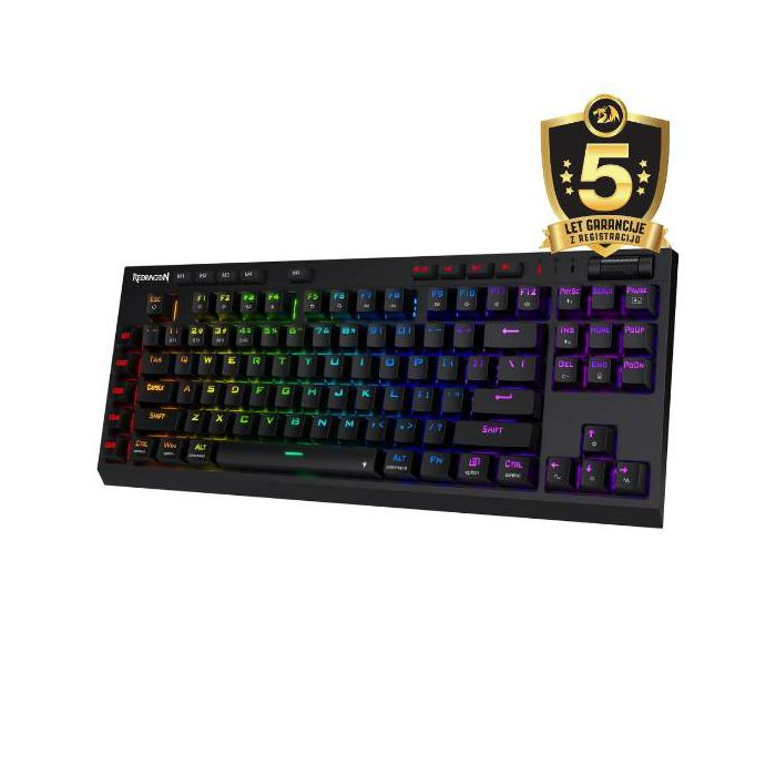 REDRAGON VISHNU PRO K596RGB-PRO WIRED & 2.4G & BT RED SWITCH 