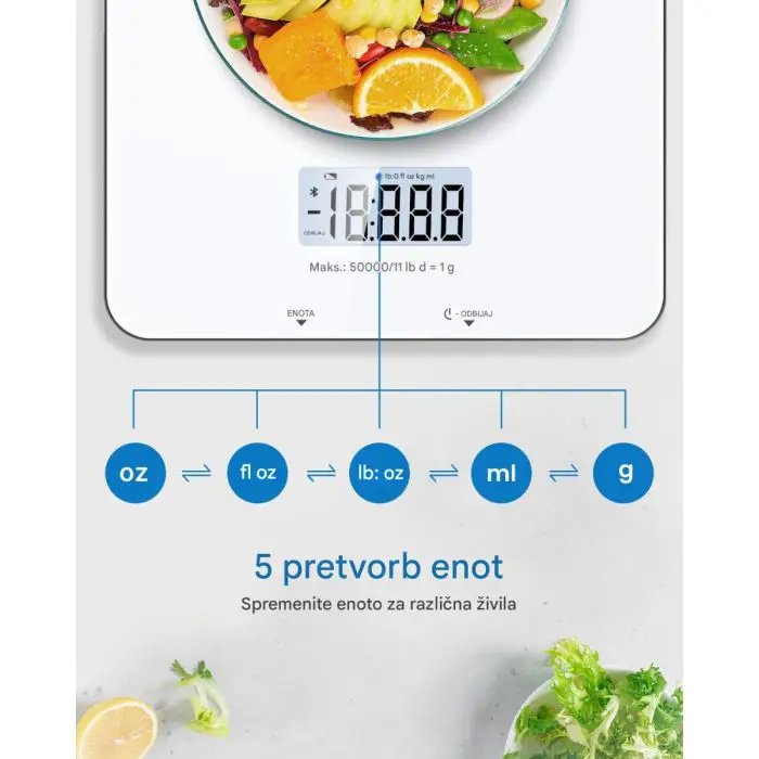 RENPHO Smart Nutrition Scale - BLE - 3AAA