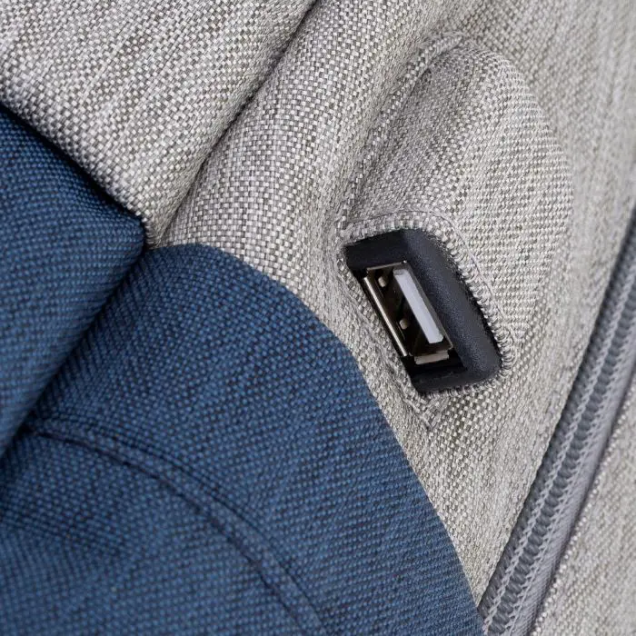 RivaCase laptop backpack 17.3 "7567 gray / blue