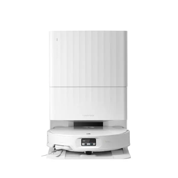 Roborock Qrevo Edge 2 robotic vacuum cleaner with self-cleaning station, white