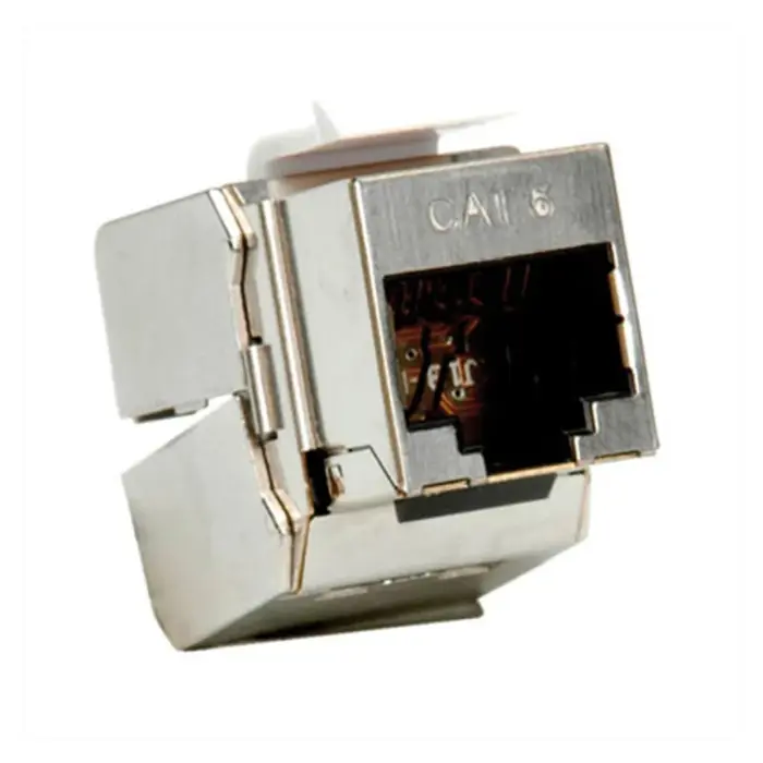 Roline RJ45 Keystone konektor Cat.6/Class E, STP (tool-free), srebrni