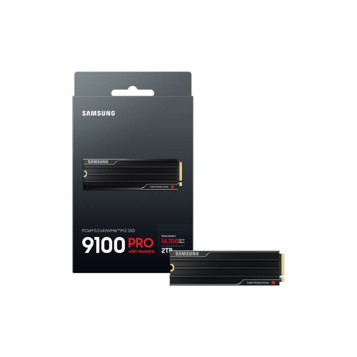 Samsung 2TB 9100 PRO PCIe 5.0 NVMe M.2 SSD s hladilnikom