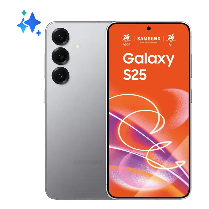 Samsung Galaxy S25 15.8 cm (6.2") Dual SIM Android 15 5G USB Type-C 12 GB 256 GB 4000 mAh Silver