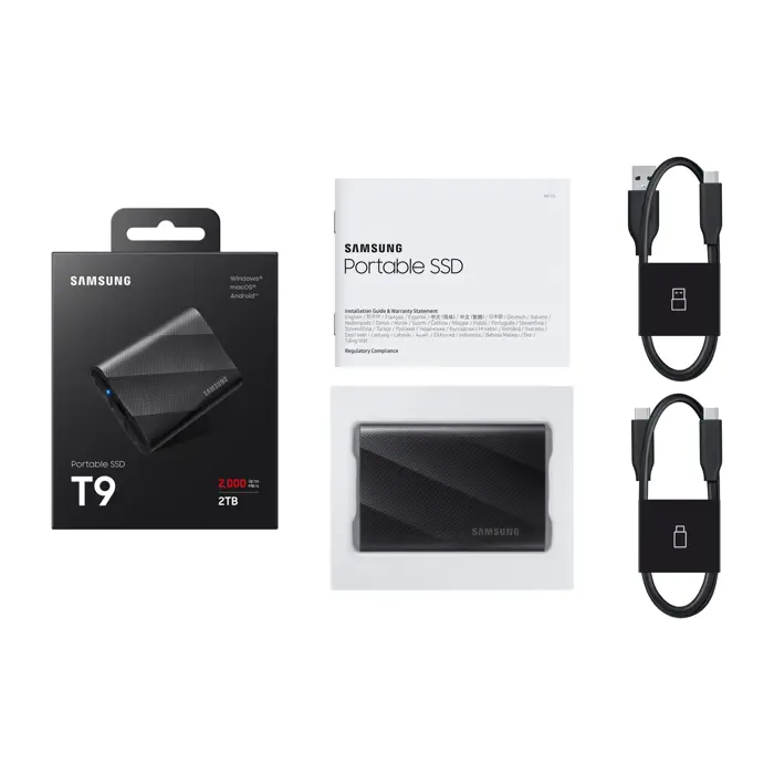Samsung T9 MU-PG2T0B - SSD - 2 TB - US