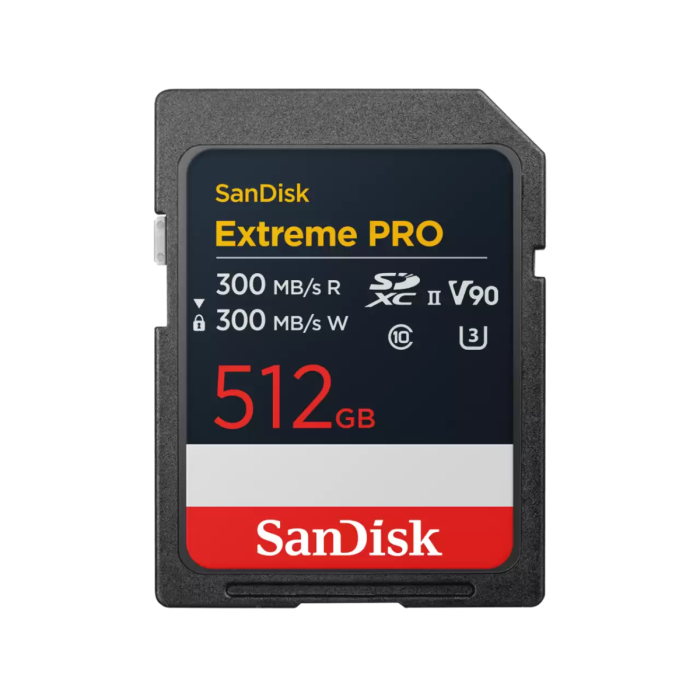 SanDisk 512GB Extreme PRO SD UHS-II V90 spominska kartica