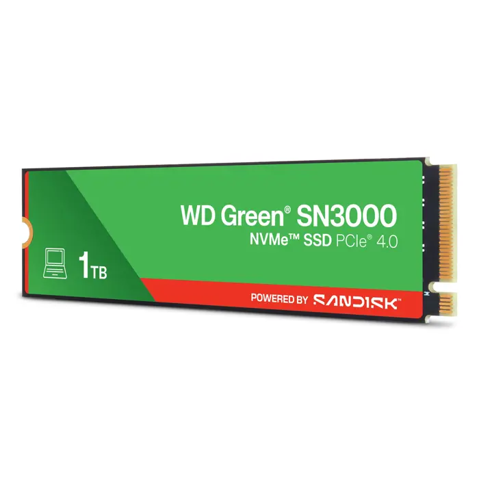 SanDisk Green WD ™ SN3000 NVMe™ SSD POWERED BY 1 TB
