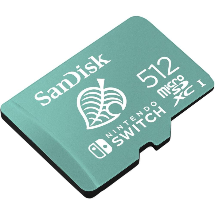 SanDisk microSDXC for Nintendo Switch 512GB, up to 100MB/s read, 90MB/s write, U3, C10, A1, UHS-1