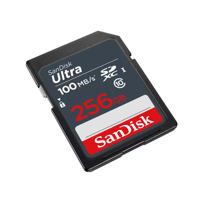 SanDisk Ultra 256GB SDXC memory card 100MB/s