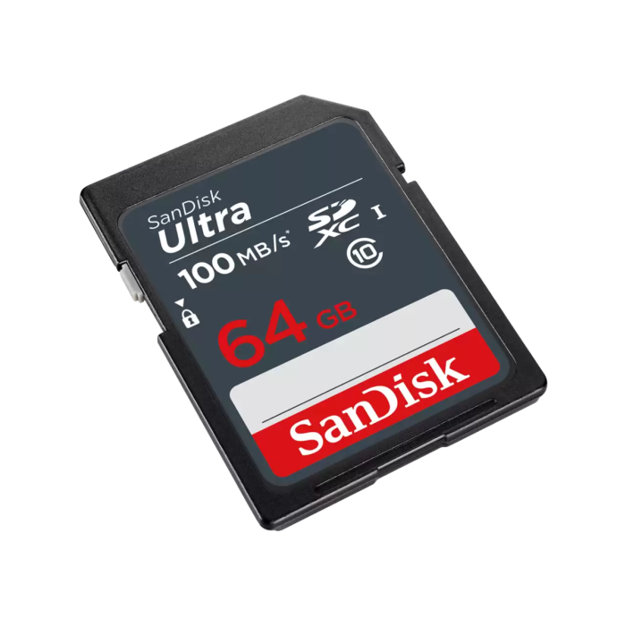 SanDisk Ultra 64GB SDXC memory card 100MB/s