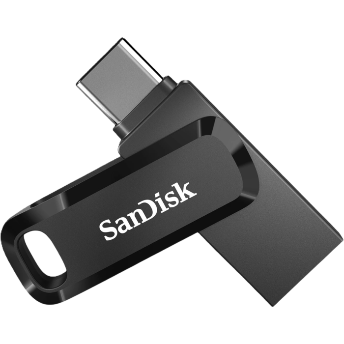 SanDisk Ultra Dual Drive Go USB Type C, 64GB 3.1 / 3.0, b up to 150 MB / s, black