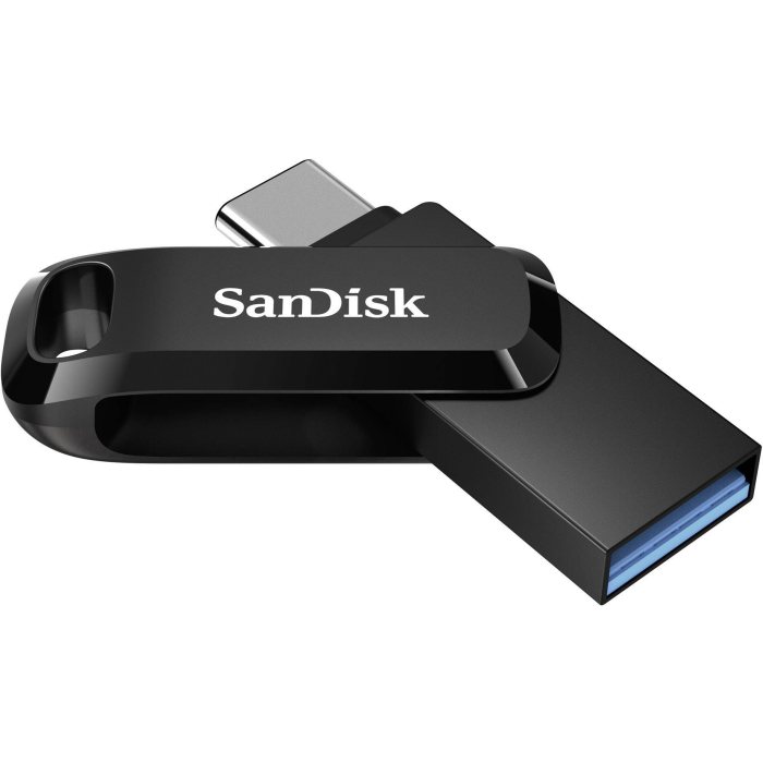 SanDisk Ultra Dual Drive Go USB Type C, 64GB 3.1 / 3.0, b up to 150 MB / s, black