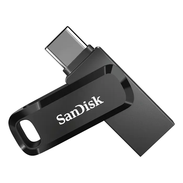 SanDisk Ultra Dual Drive USB flash drive 128 GB USB Type-A / USB Type-C 3.2 Gen 1 (3.1 Gen 1) Black, Silver