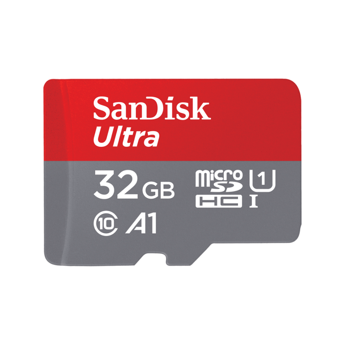SanDisk Ultra microSDHC 32GB + SD Adapter 120MB / s A1 Class 10 UHS-I