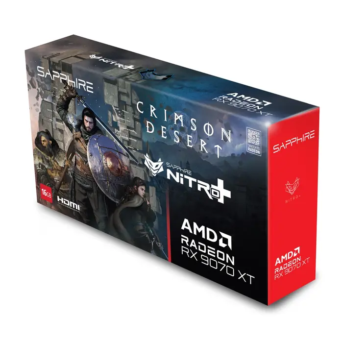 Sapphire NITRO+ AMD Radeon RX 9070 XT OC Crimson Desert Edition 16 GB GDDR6