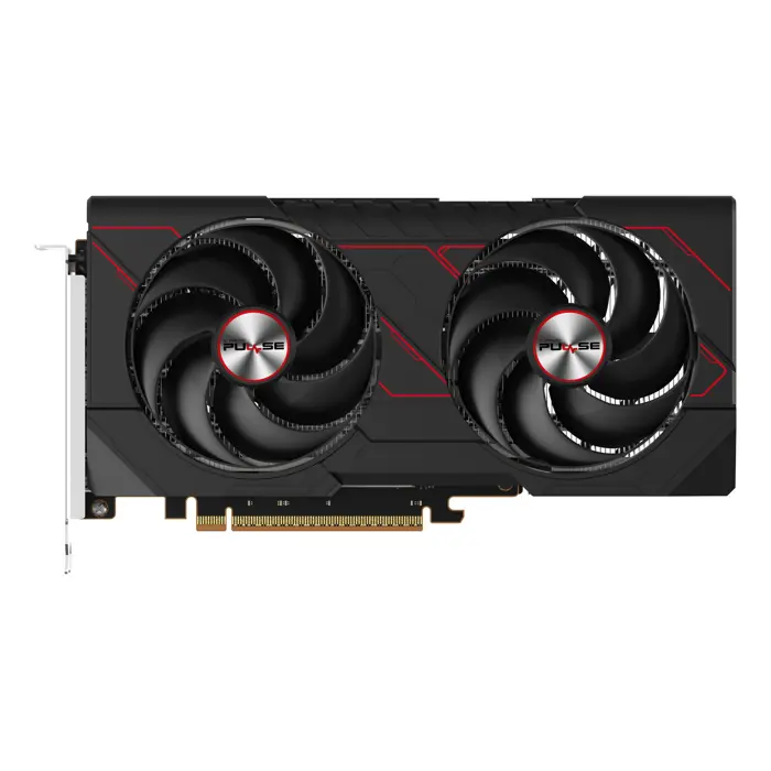 Sapphire PULSE Radeon RX 9060 XT GAMING OC 8G Graphics Card - 8GB GDDR6, 128bit, PCI-E 5.0, 3320 MHz Core Clock, 2 x DisplayPort, 1 x HDMI, GV-R9060XTGAMING OC-8GD