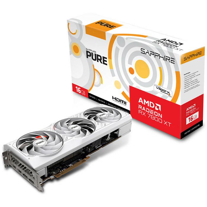 Sapphire Pure Radeon RX 7800 XT Gaming OC, 16384 MB GDDR6 11330-03-20G