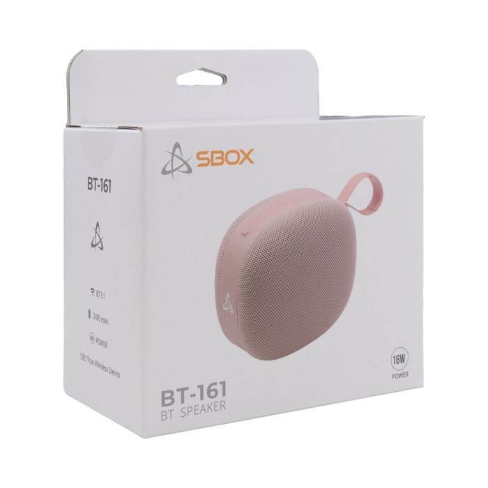 SBOX bluetooth zvučnik BT-161 rozi