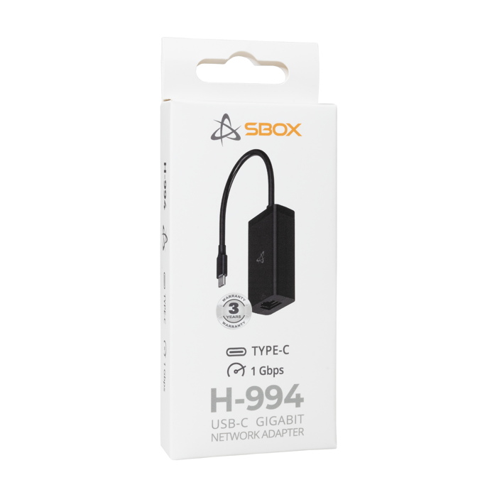 SBOX mrežni adapter H-994 USB C-Gigabit Ethernet