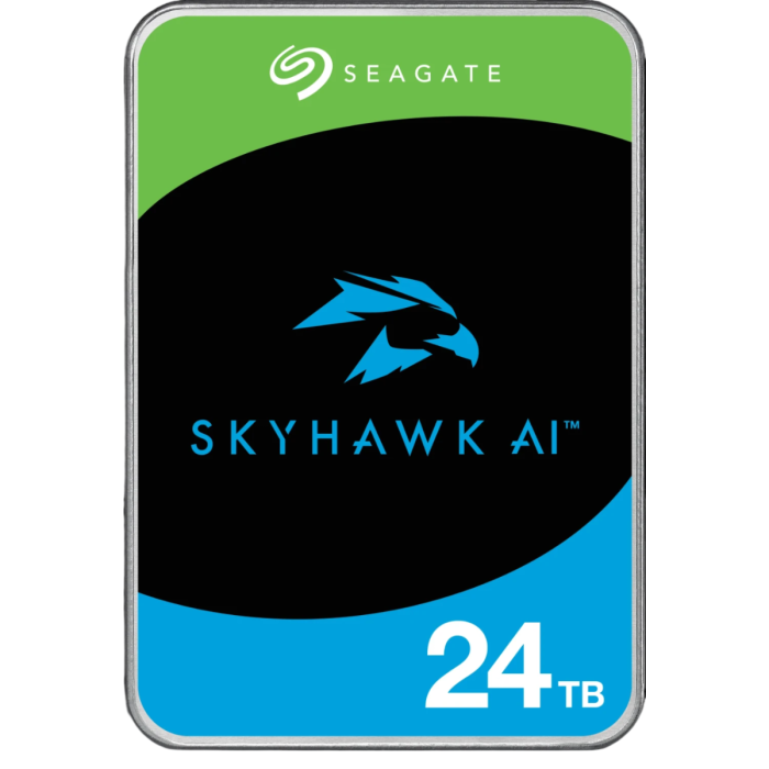 Seagate 24TB SkyHawk AI 3,5" SATA 6Gb/s 7200rpm 512MB HDD disk