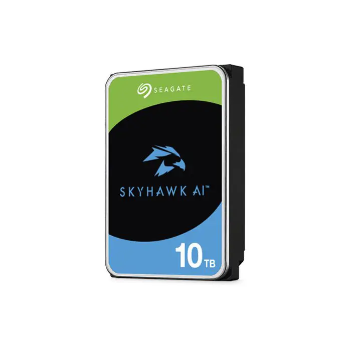 Seagate Hard Drive 10TB 7200 256MB SATA 6Gb/s SkyHawk AI