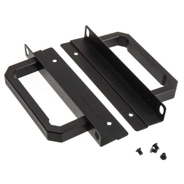 SilverStone RA02 Rackmount Kit für GD07, GD08, GD09 und GD10 - black SST-RA02B