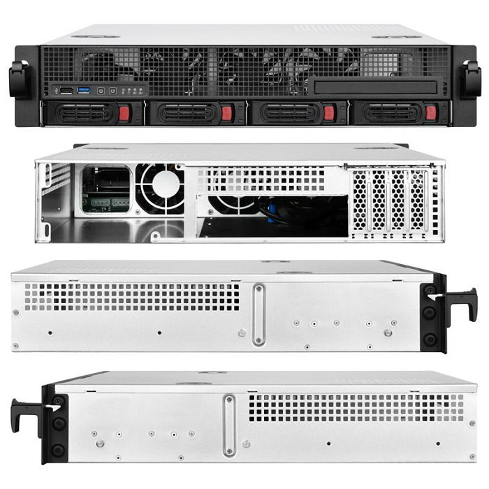 SilverStone RM21-304 Rackmount Server Kućište, 2U, Micro-ATX - crno SST-RM21-304