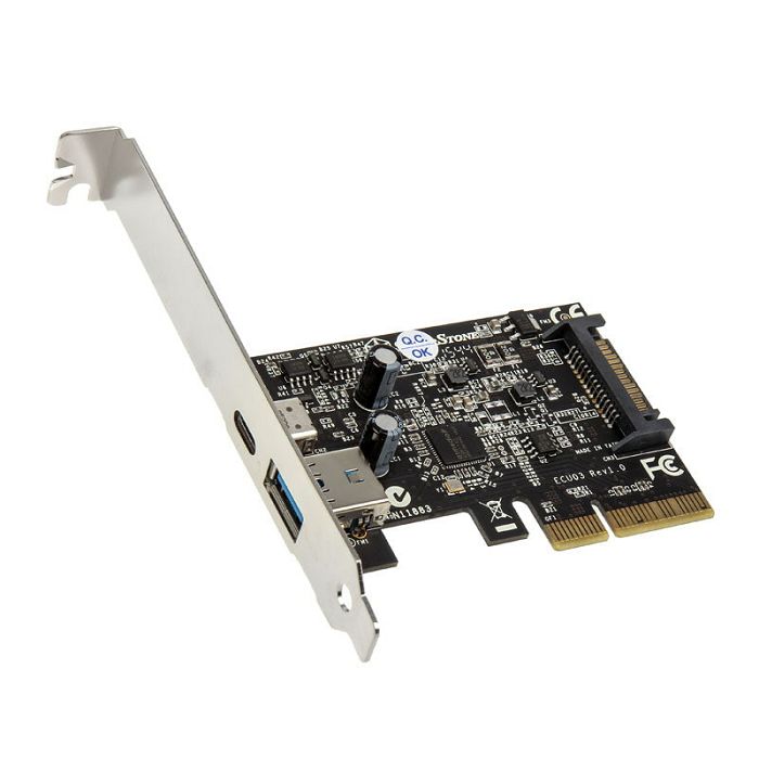 SilverStone SST-ECU03, 2Port USB3.1 Gen2 card - PCIe SST-ECU03