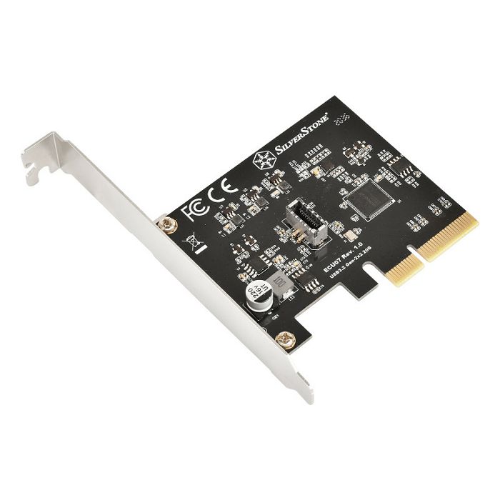 Silverstone SST-ECU07 USB adapter card, PCIe 3.0, 1x USB-C 3.2 internal - Low Profile SST-ECU07