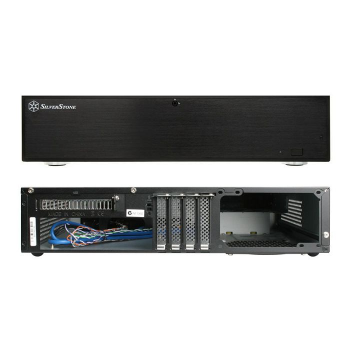 SilverStone SST-ML04B Milo HTPC Kućište - crno SST-ML04B USB 3.0