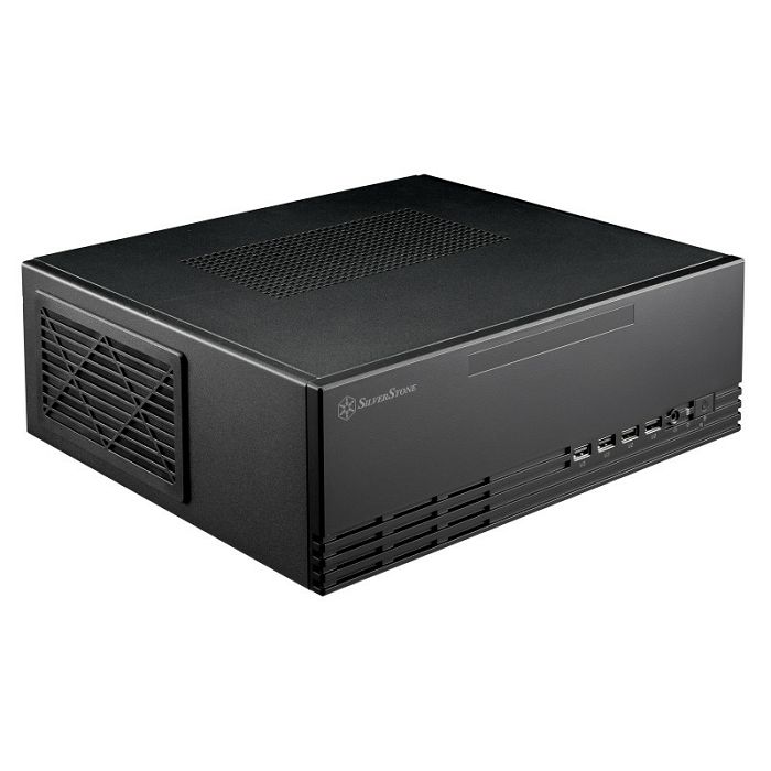 SilverStone SST-ML11B Milo Slim HTPC Micro-ATX kućište - crno SST-ML11B