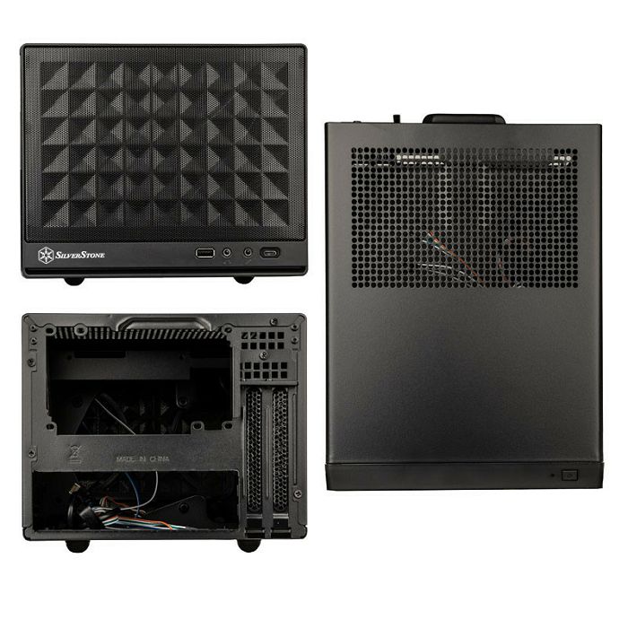 SilverStone SST-SG13B-C Sugo 13, Mini-ITX kućište, Mesh Front Panel, USB Type C - crno SST-SG13B-C