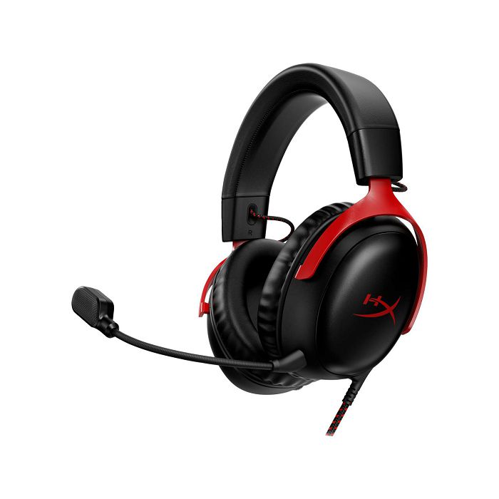 Slušalice HyperX Cloud III Gaming, 7.1, crno-crvene, 727A9AA