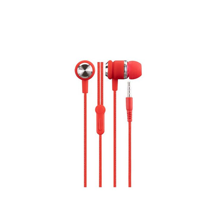 Slušalice HYTECH HY-XK24, mikrofon, crvene