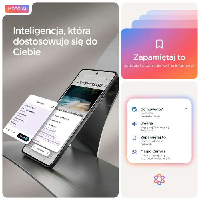 Smartfon Motorola Edge 70 12/512GB Pantone Gadget Grey