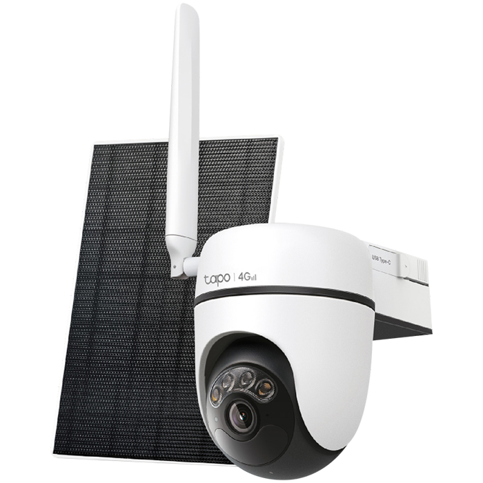 Solar-Powered Pan/Tilt 4G LTE Security Camera Kit