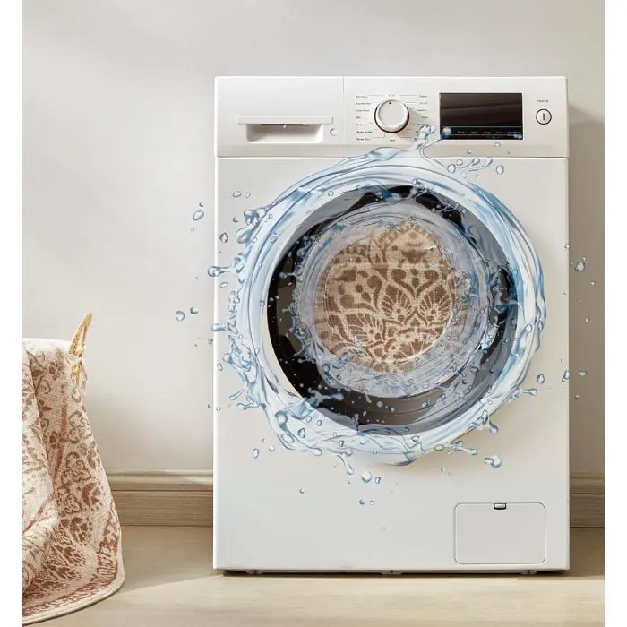 SONGMICS HOME Round rug, 120 cm