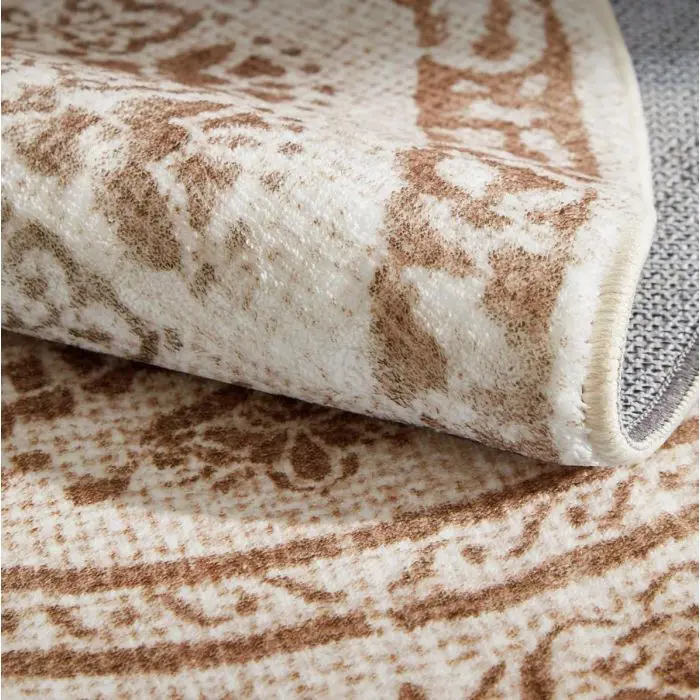 SONGMICS HOME Round rug, 120 cm