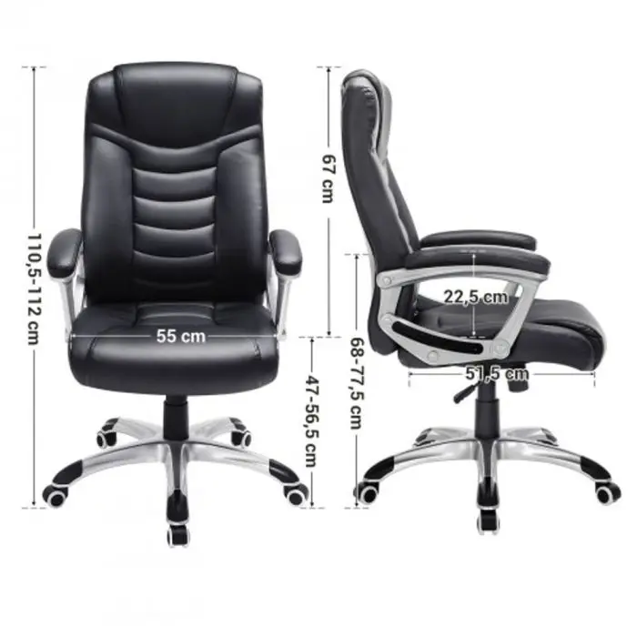 SONGMICS office chair, black