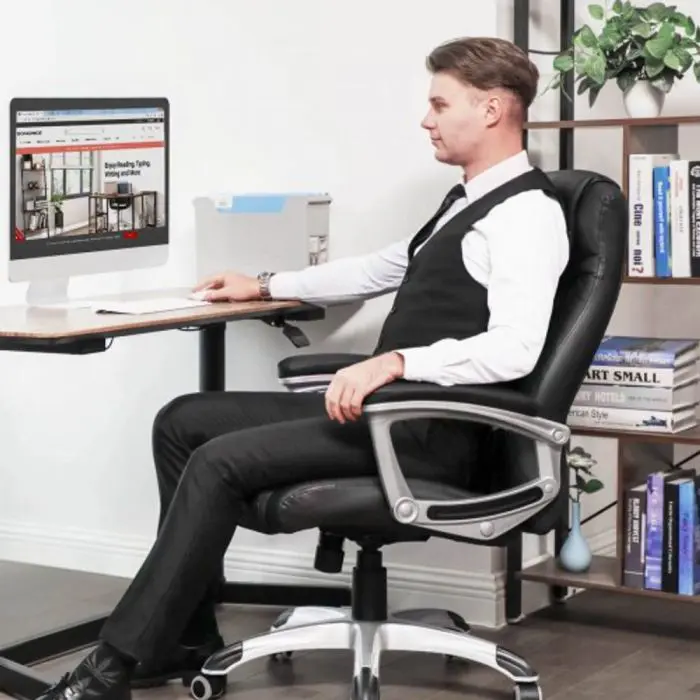SONGMICS office chair, black