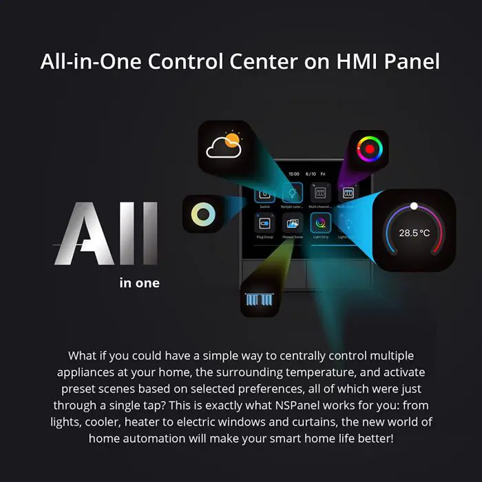 SONOFF central control unit NSPanel-EU