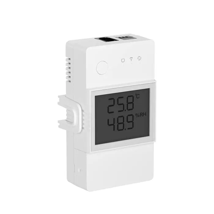 SONOFF smart switch THR320D, temperature sensor. and humidity with LCD display, Alexa/Google Home/IFTTT, 20A Max.
