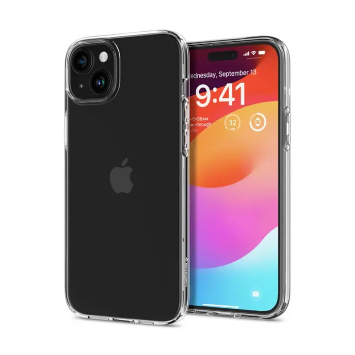 Spigen Liquid Crystal, zaštitna maska za telefon, prozirna - iPhone 15 Plus (ACS06647)