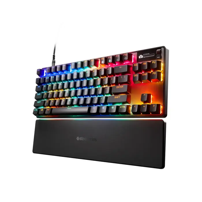 SteelSeries Apex Pro TKL Gen 3 | Gaming keyboard | Wired | US | Black | USB-C | OmniPoint 3.0 Adjustable HyperMagnetic Switches