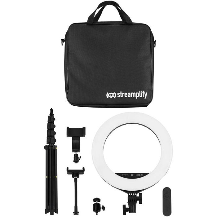 Streamplify Light 14 Streaming Ring Light - black SPIR-LZ14222.11