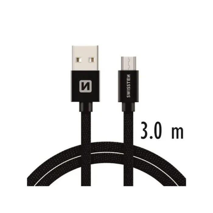 swissten-kabel-usbmicrousb-platneni-3a-3m-crni-18307-8595217456914.webp