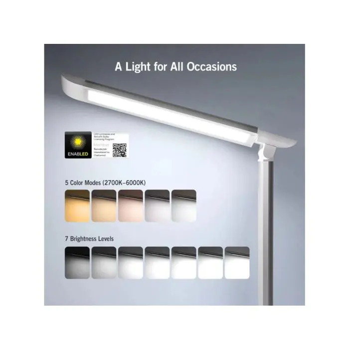 Taotronics™ LED Desk Lamp 13 Office Table 35-Fashionable Lights with a Stable USB Charging Port and Touch Control.