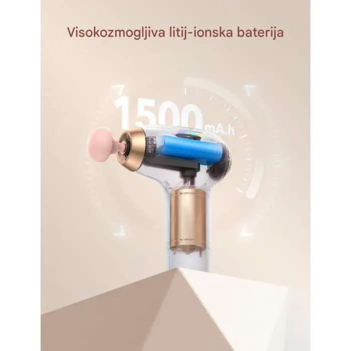 TAOTRONICS Masažna mini pištola roza