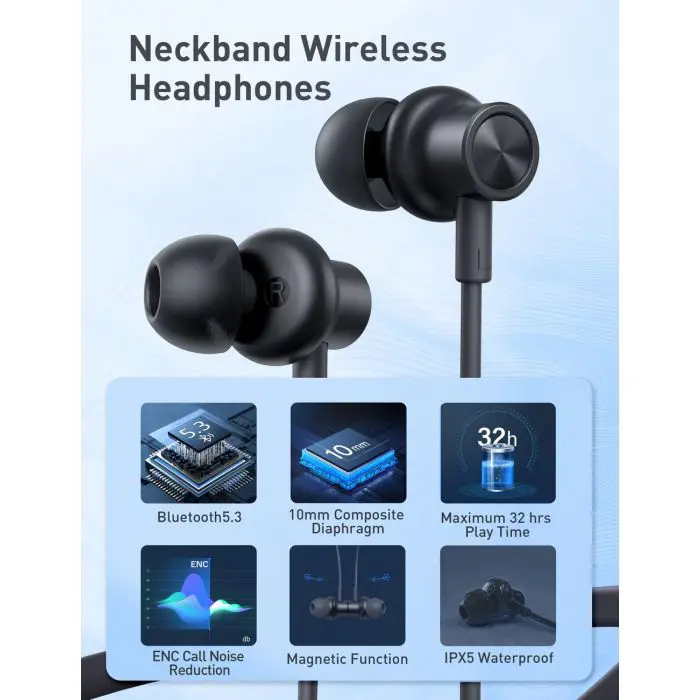 TaoTronics Wireless Stereo Headphones TT-BH115