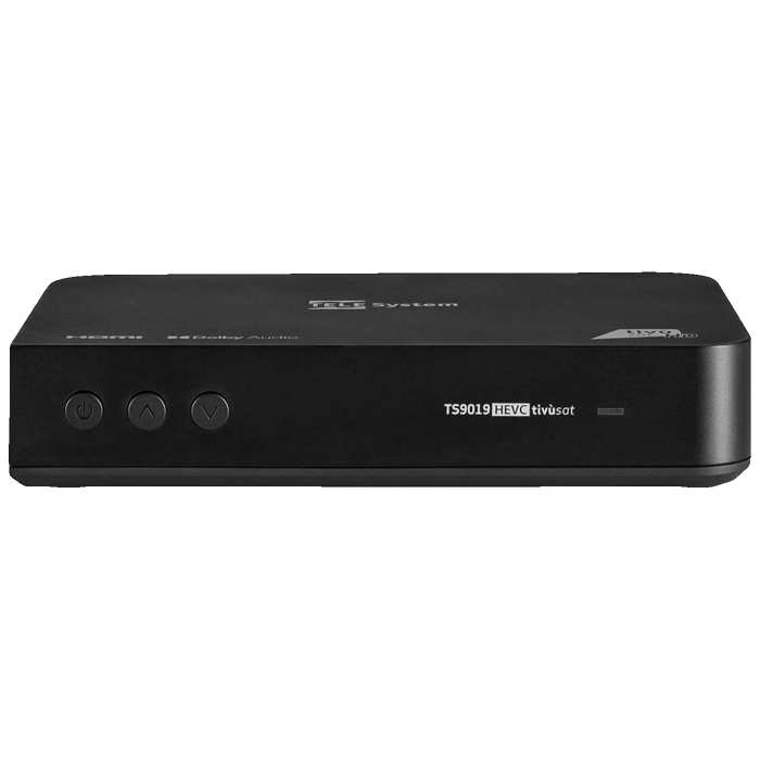 TELE System Prijemnik satelitski, DVB-S/S2 sa tivùsat smart karticom - TS9019 HD + Tivusat karte