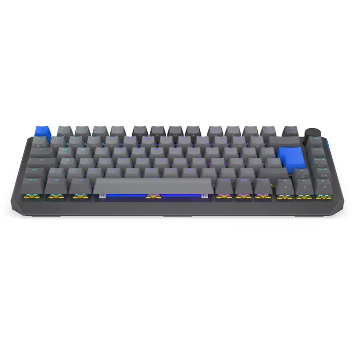 Thock V2 75% Wireless (gray, DE layout, ENDORFY Yellow by Gateron)